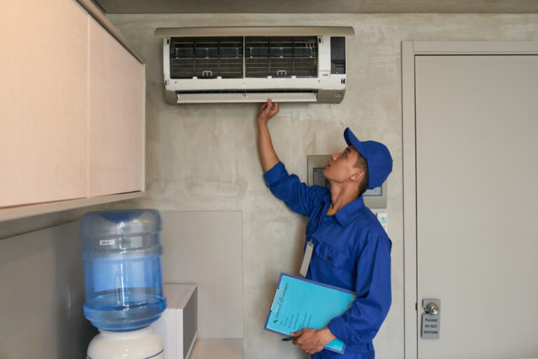 call a professional When your air conditioner starts blowing warm air